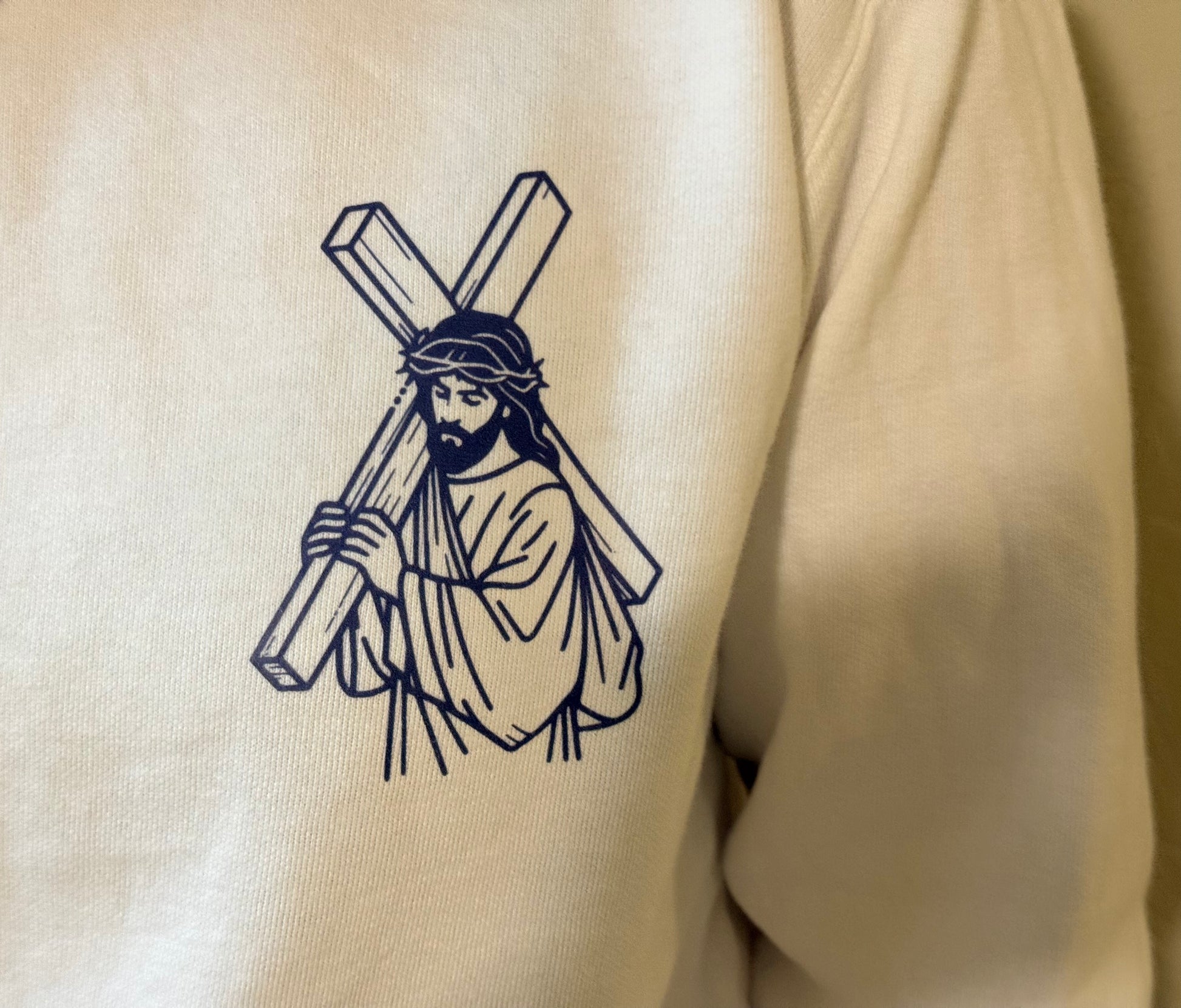 Faith Over Fear Crewneck - Paw Pack Designs