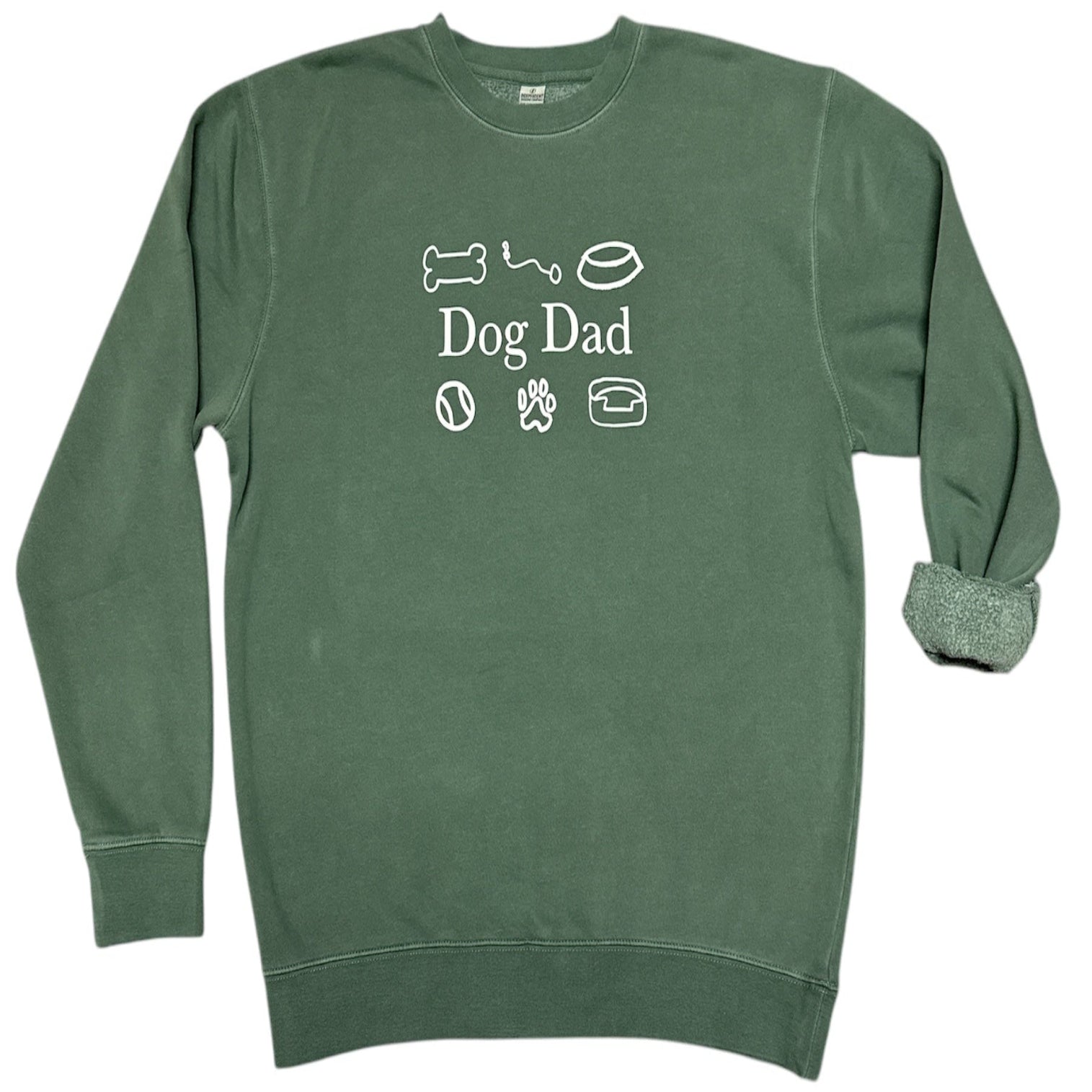 Dog Dad Doodles Crewneck Sweatshirt - Paw Pack Designs
