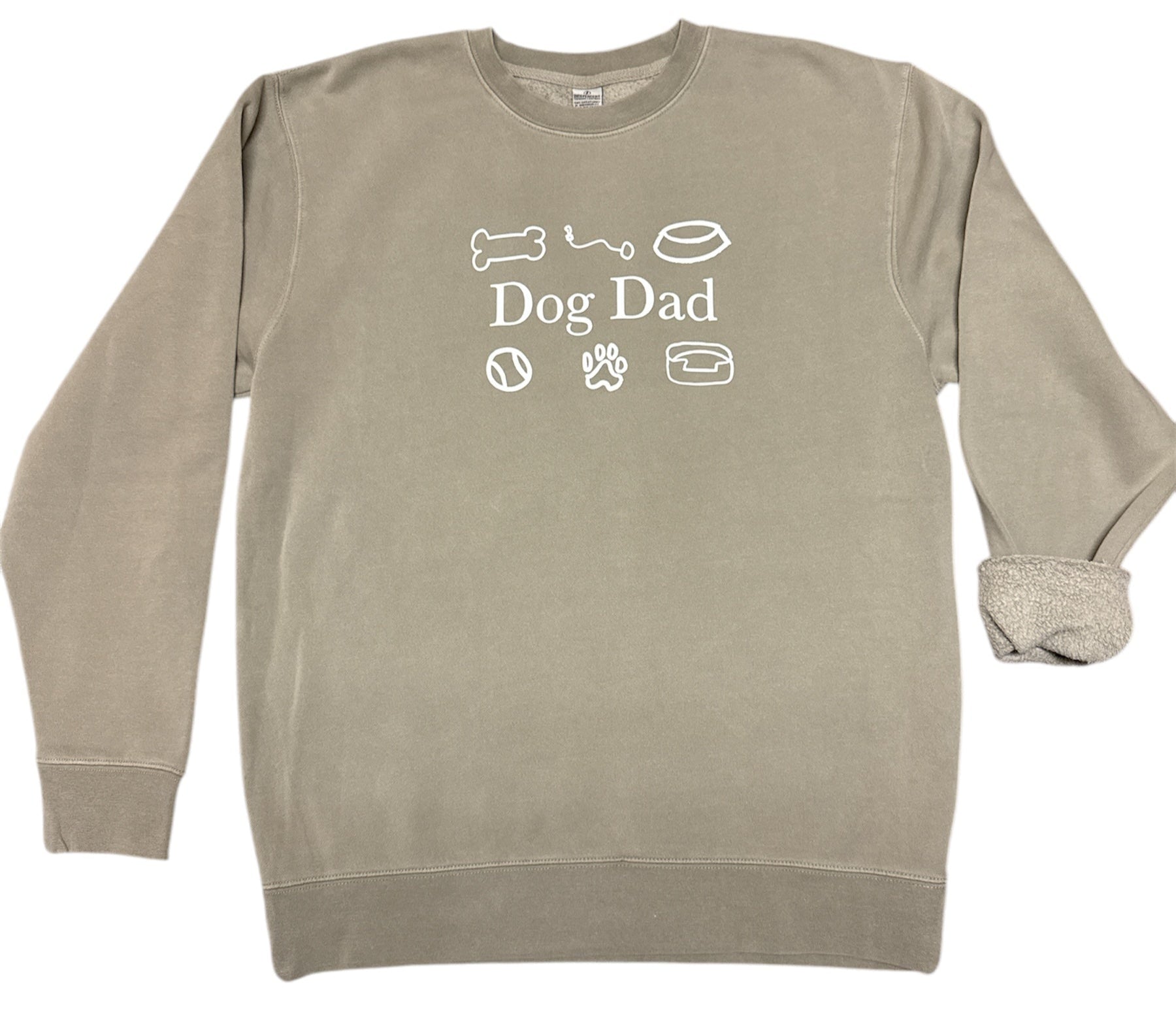 Dog Dad Doodles Crewneck Sweatshirt - Paw Pack Designs