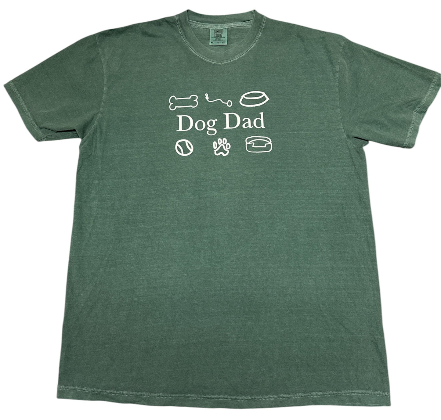 Dog Dad Doodle T-Shirt - Paw Pack Designs